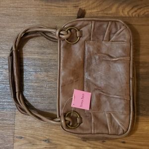 Donna Dixon Brown Satchel Purse